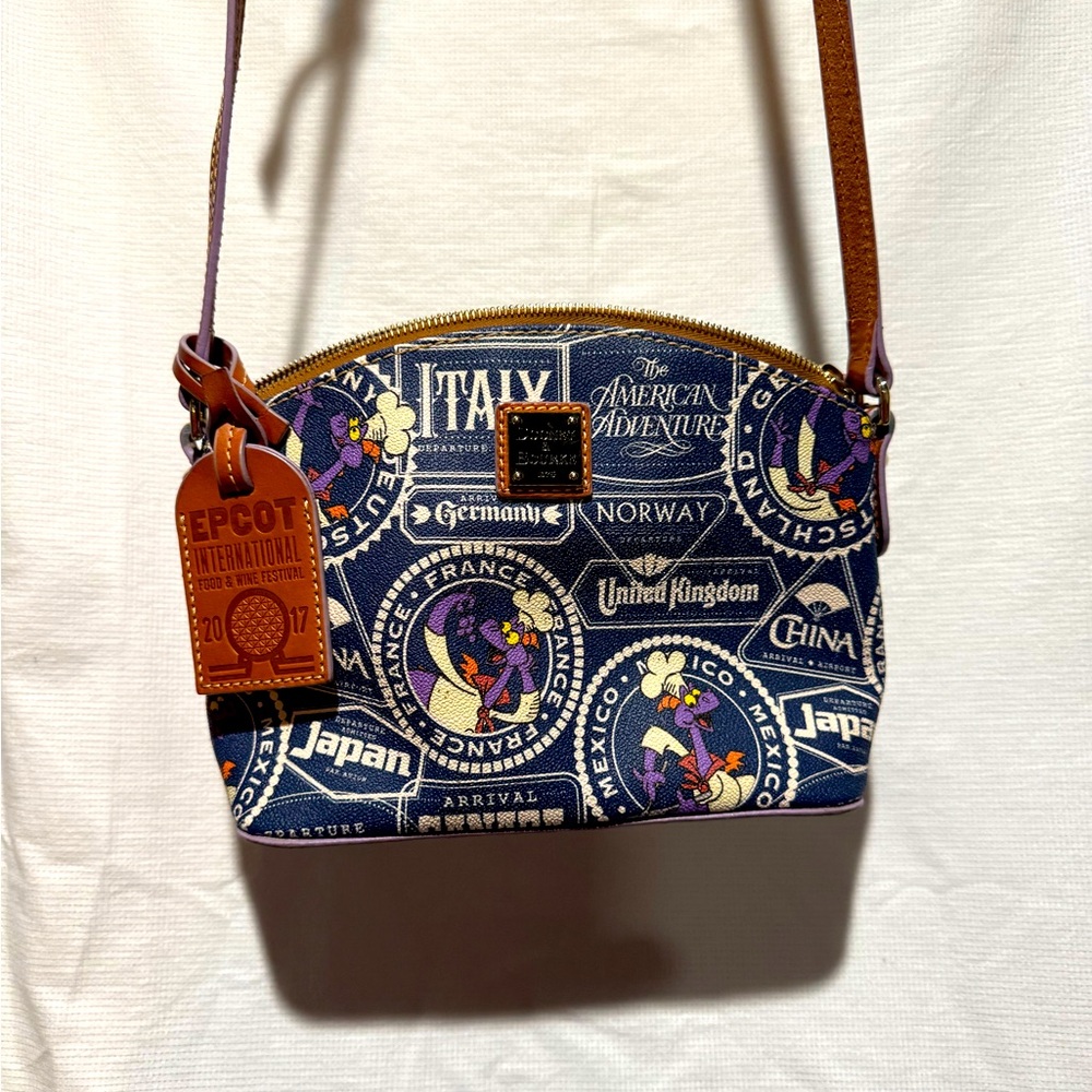 Disney Dooney & Bourke Epcot 2017 Food & Wine Festival Crossbody Bag